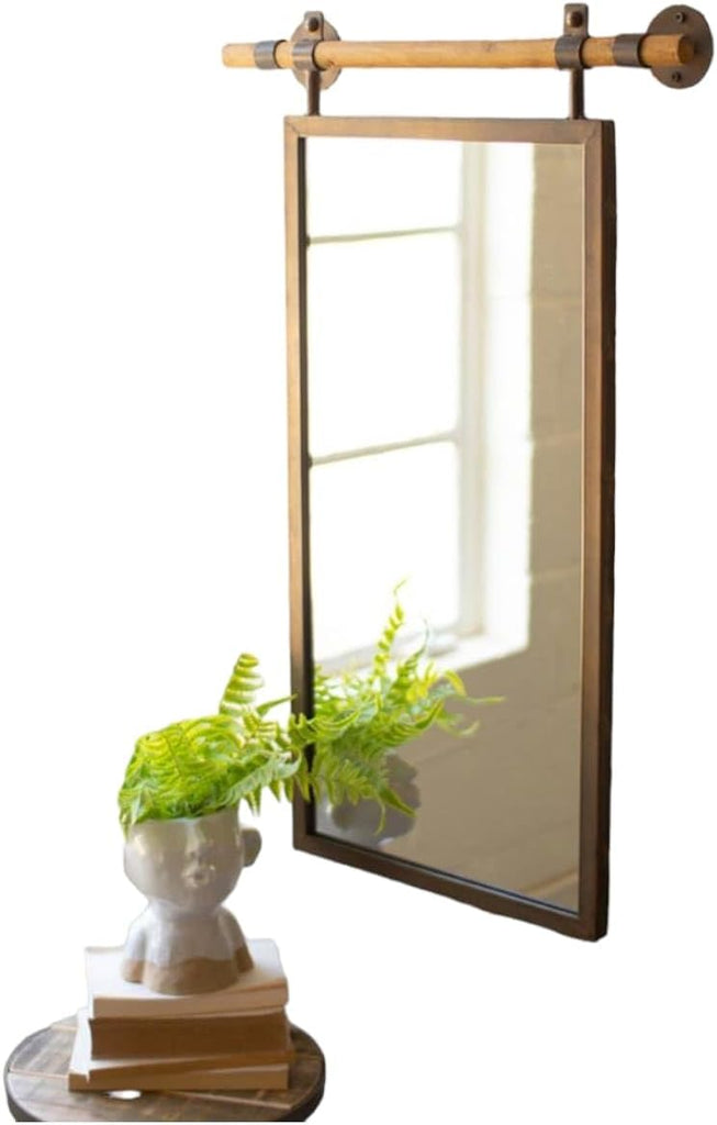 TALL THIN WALL MIRROR - 4" WIDE-Fiore Verde