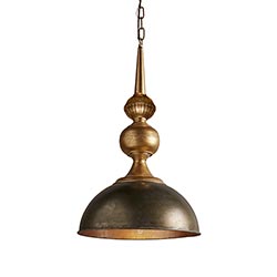 Brass Hang Light-Fiore Verde