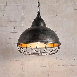 Black Cage Hang Light-Fiore Verde
