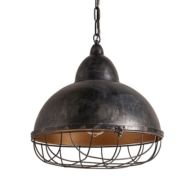 Black Cage Hang Light-Fiore Verde