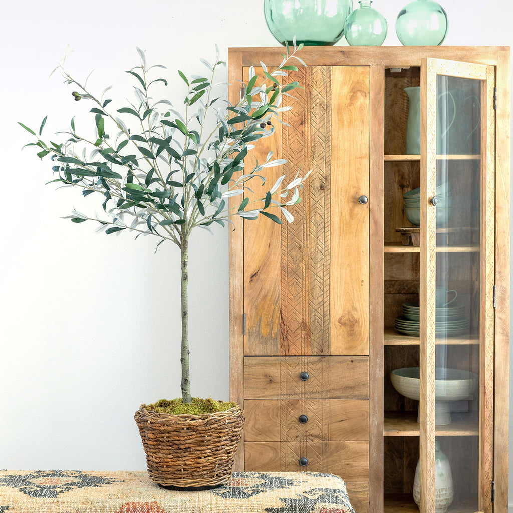 Potted Olive Topiary-Fiore Verde