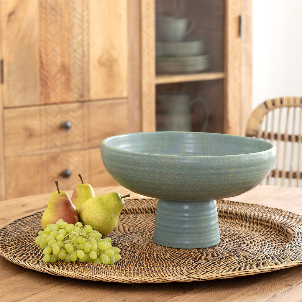 Sage Reactive Glaze Compote-Fiore Verde