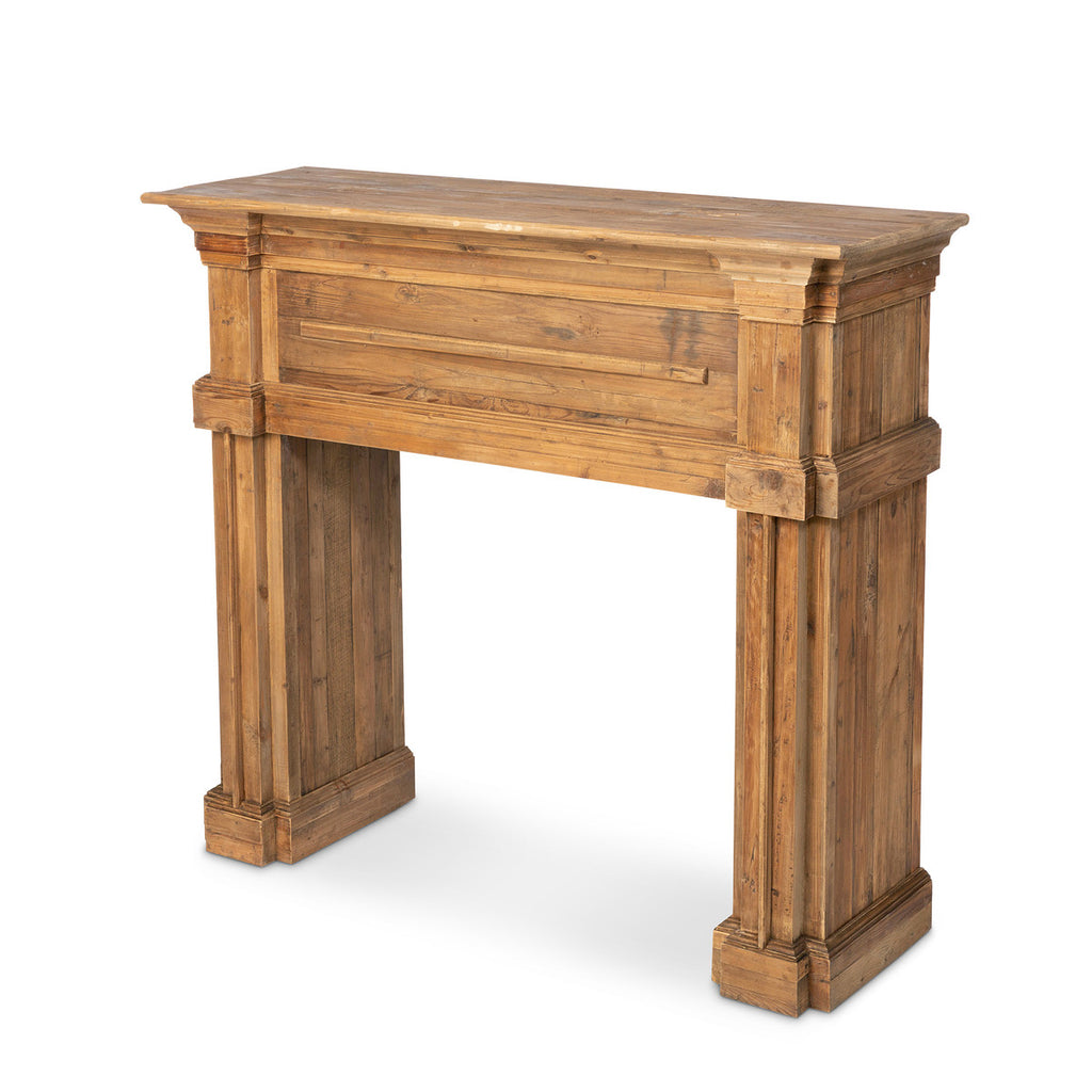 Reclaimed Pine Fireplace Mantel-Fiore Verde