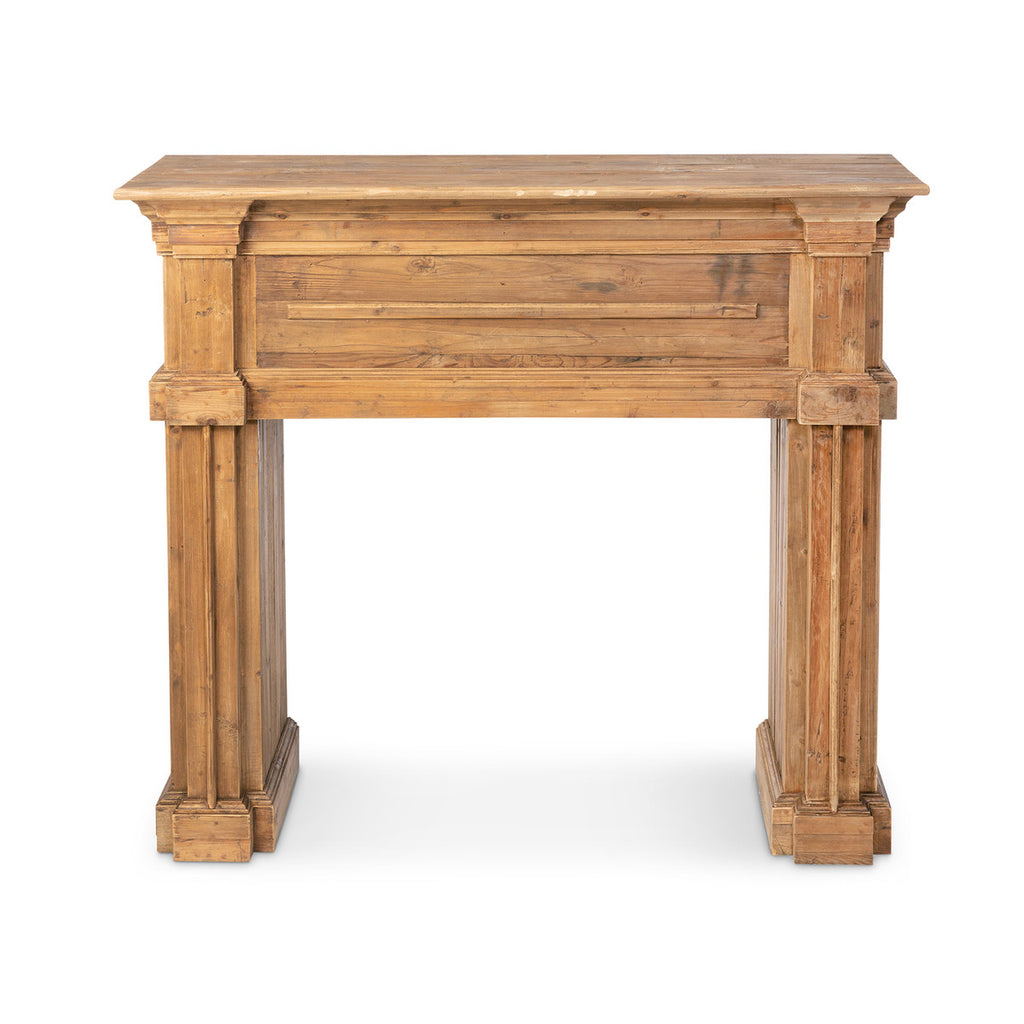 Reclaimed Pine Fireplace Mantel-Fiore Verde