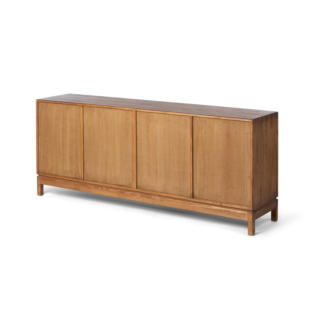 Rhea Wood Console Cabinet-Fiore Verde