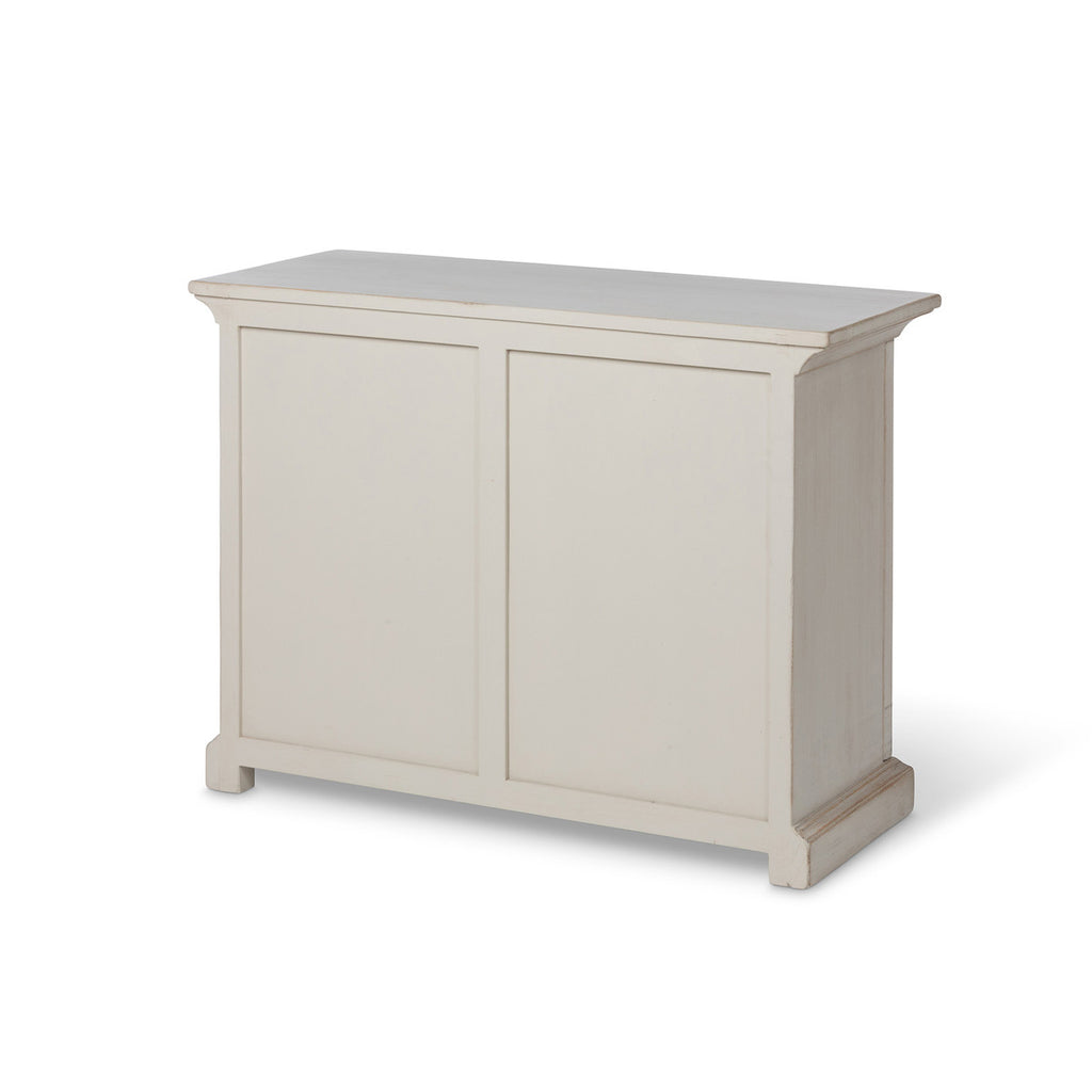 Adeline Wood Console with Glass Doors-Fiore Verde