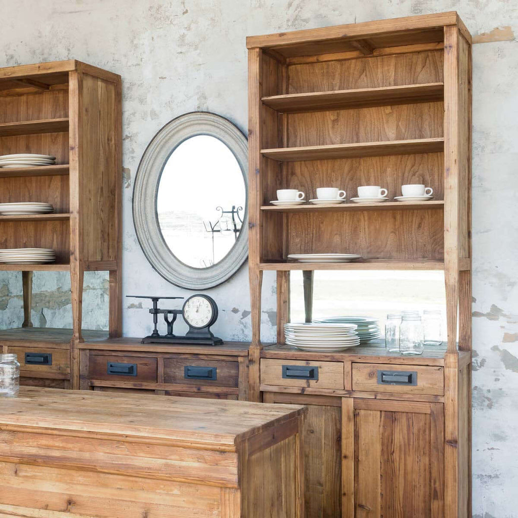 Tall Bar Back Cabinet-Fiore Verde