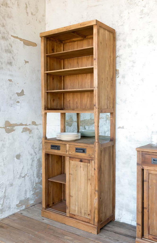 Tall Bar Back Cabinet-Fiore Verde