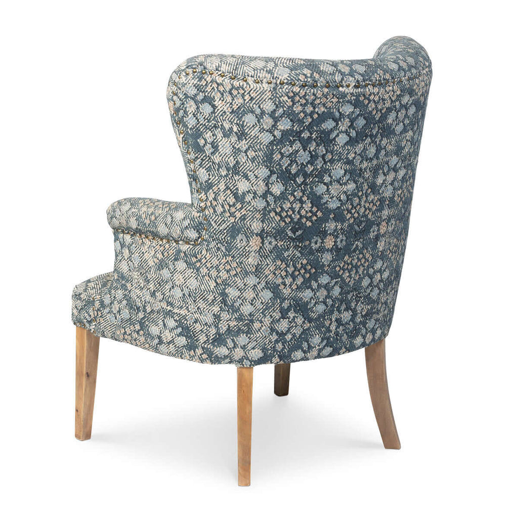 Estella Upholstered Arm Chair-Fiore Verde