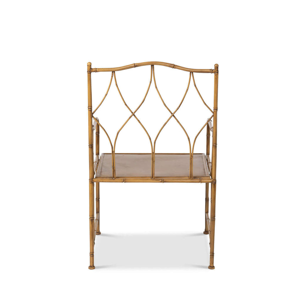 Roanoke Metal Porch Chair-Fiore Verde