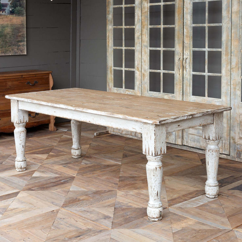 French Country Dining Table-Fiore Verde