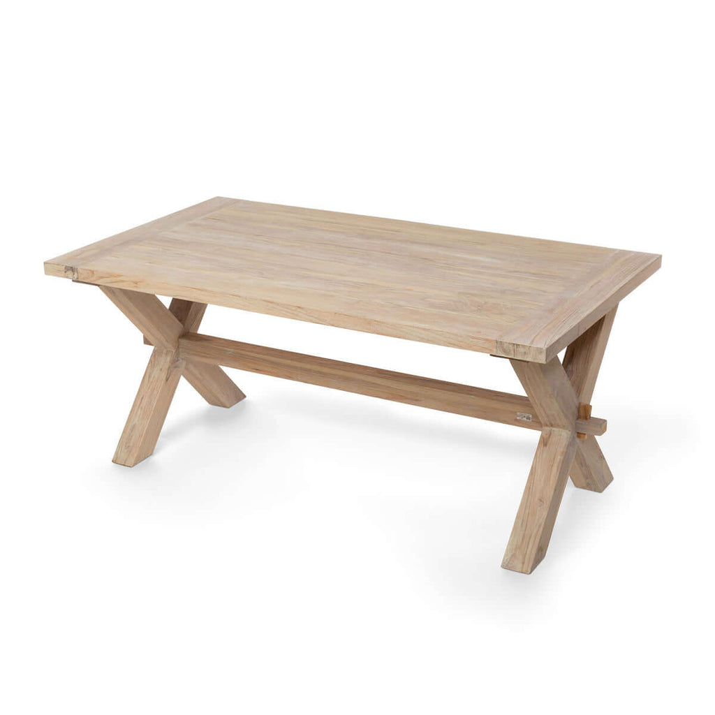 Teak Outdoor Clambake Table-Fiore Verde