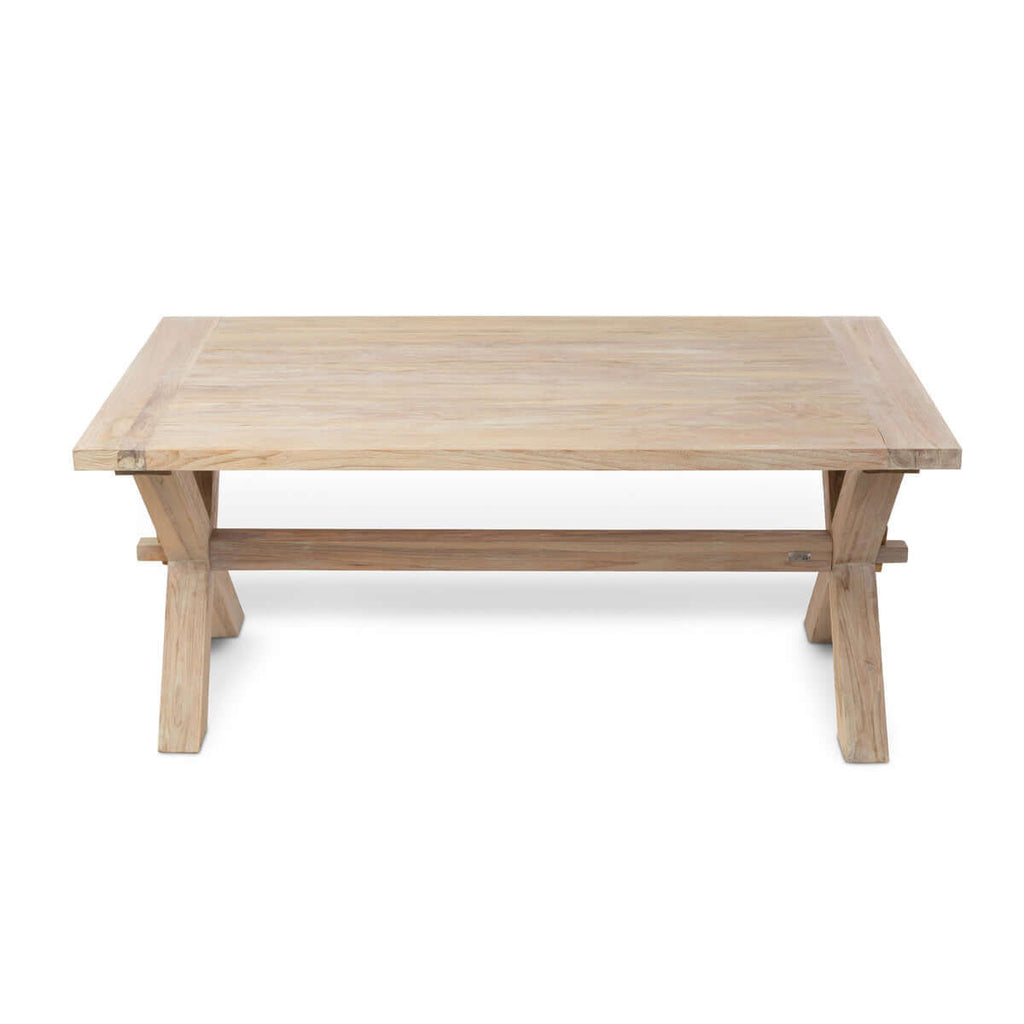 Teak Outdoor Clambake Table-Fiore Verde