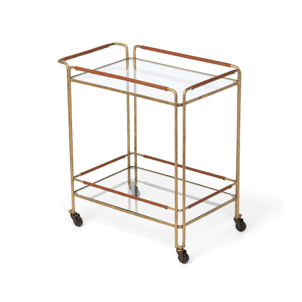 Langdon Bar Cart-Fiore Verde