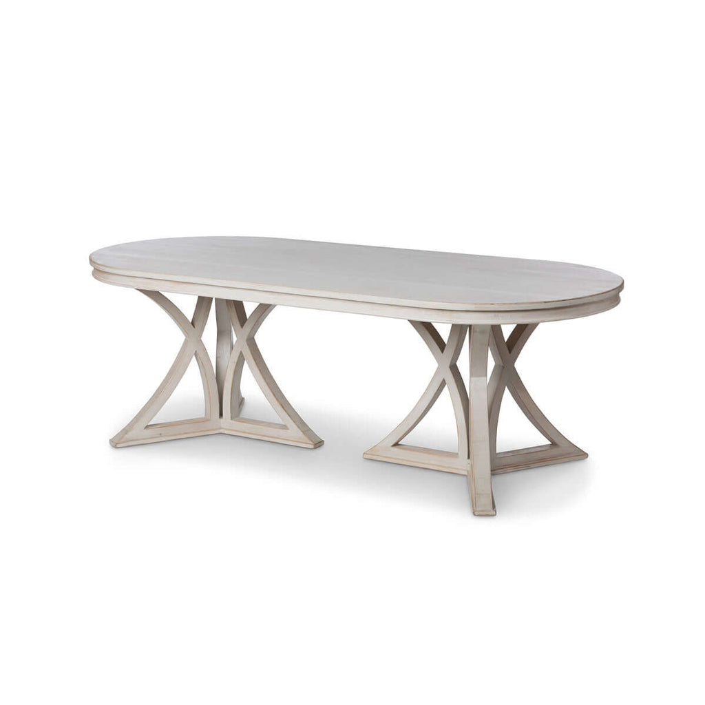 Delray Oval Dining Table-Fiore Verde