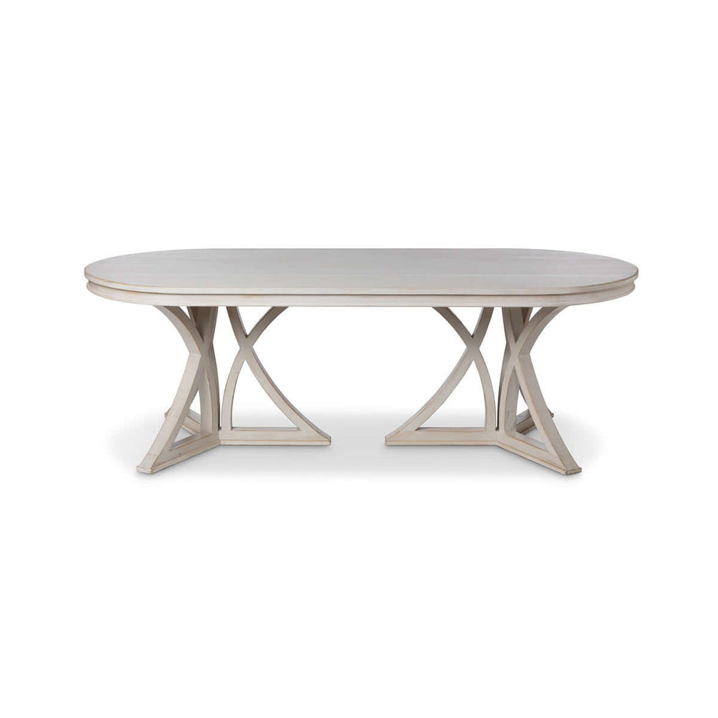 Delray Oval Dining Table-Fiore Verde