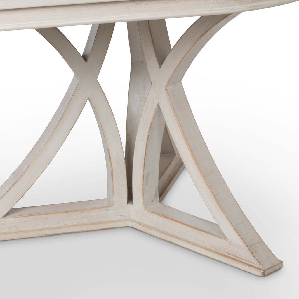 Delray Oval Dining Table-Fiore Verde