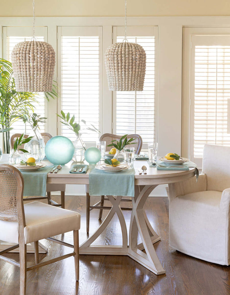 Delray Oval Dining Table-Fiore Verde