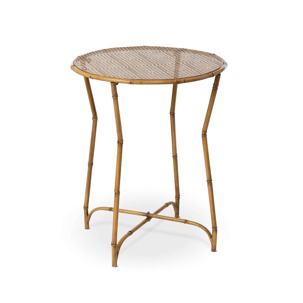 Roanoke Metal Side Table-Fiore Verde