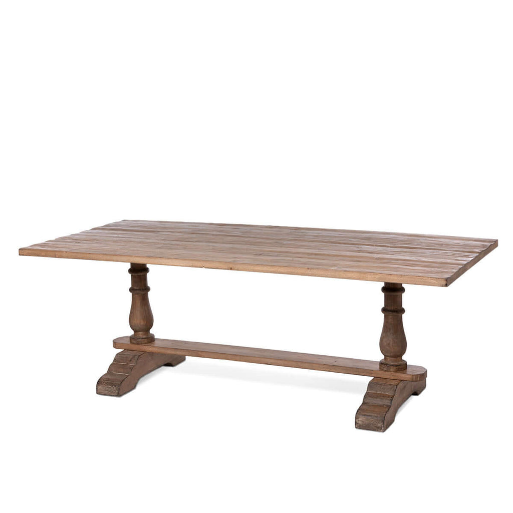 Gabriel Baluster Dining Table-Fiore Verde