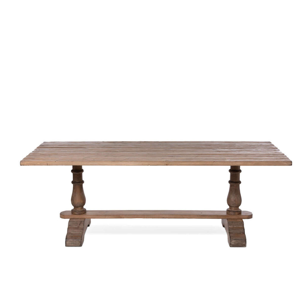 Gabriel Baluster Dining Table-Fiore Verde