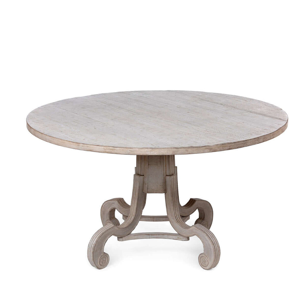 Avignon Round Foyer Table-Fiore Verde