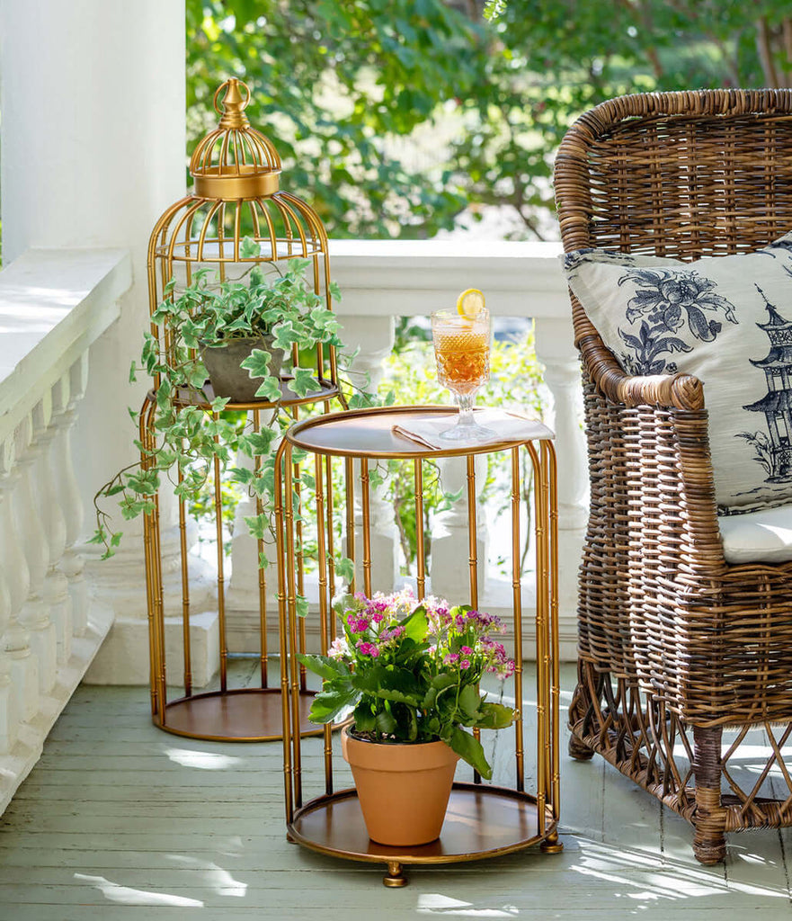 La Voliere Stacking Etagere-Fiore Verde