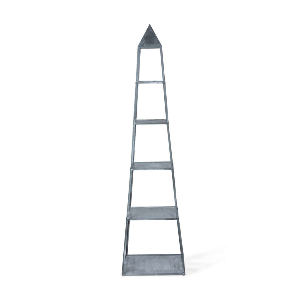 Stackable Galvanized Obelisk-Fiore Verde