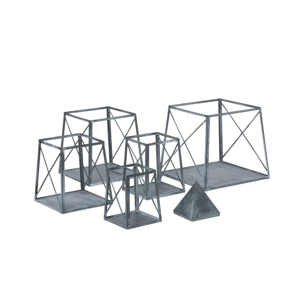 Stackable Galvanized Obelisk-Fiore Verde