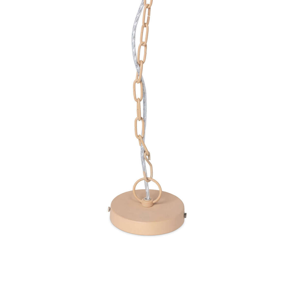 Cadence Wood Beaded Chandelier-Fiore Verde