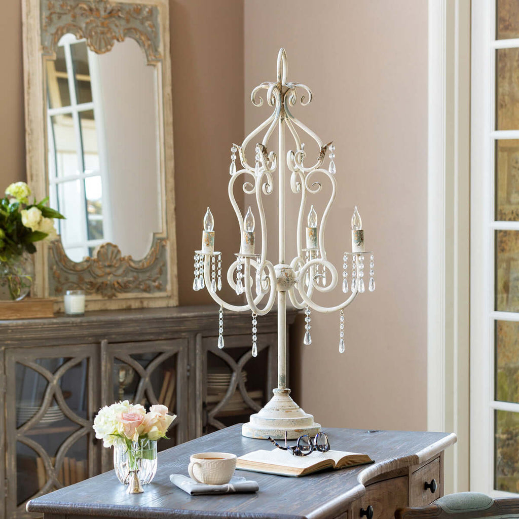 Beatrice Tabletop Chandelier-Fiore Verde