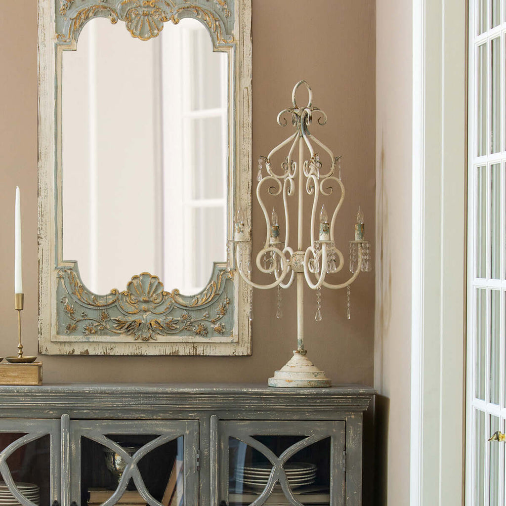 Beatrice Tabletop Chandelier-Fiore Verde