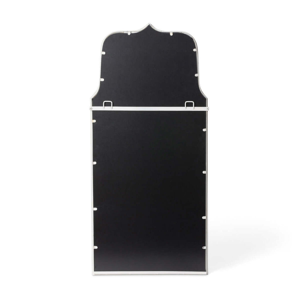 Metal Framed Keyhole Mirror-Fiore Verde