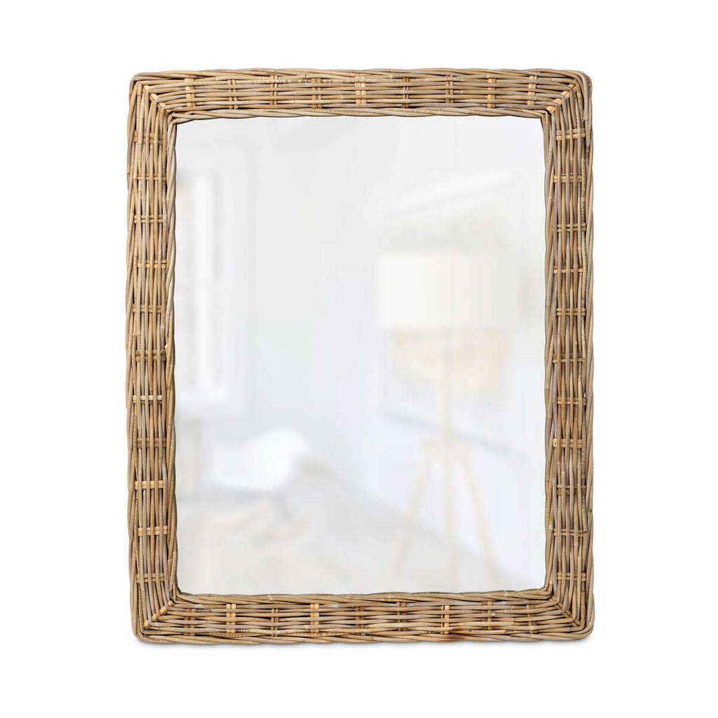 Muriel Rattan Mirror-Fiore Verde
