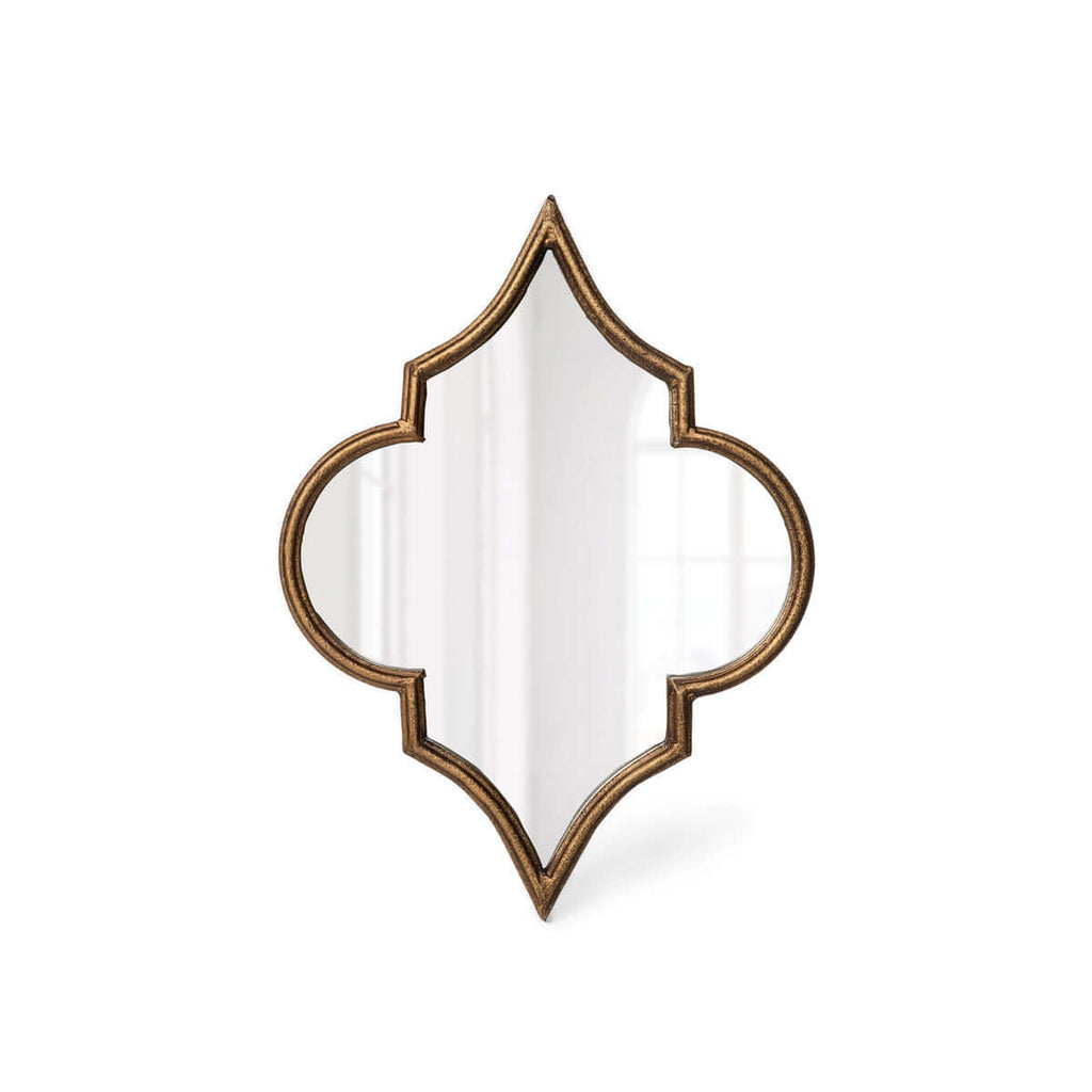 Ogee Mirror, Large-Fiore Verde