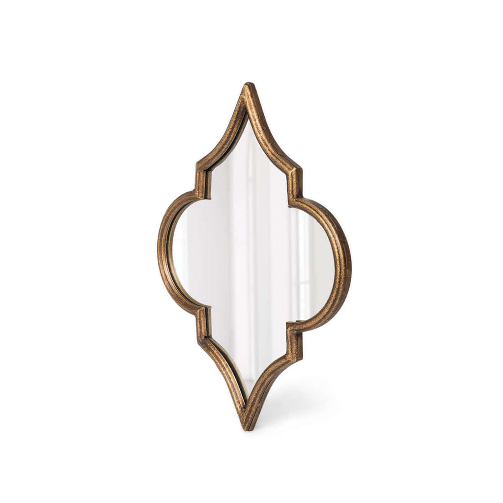 Ogee Mirror, Large-Fiore Verde