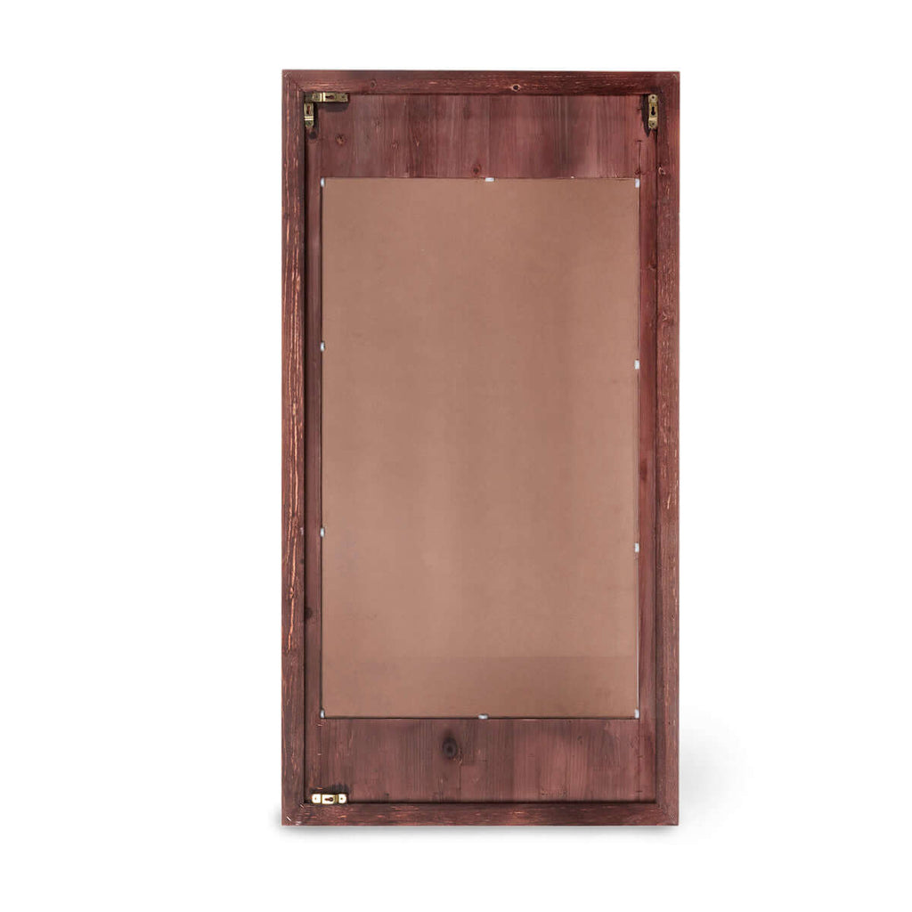 Coquille Carved Wood Mirror-Fiore Verde