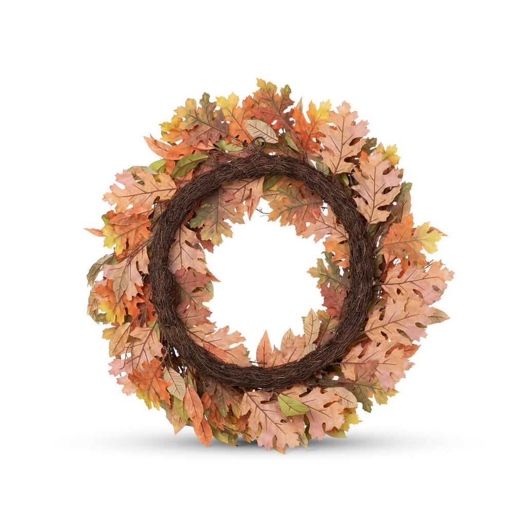 Hawthorne and Persimmon Autumn Wreath-Fiore Verde