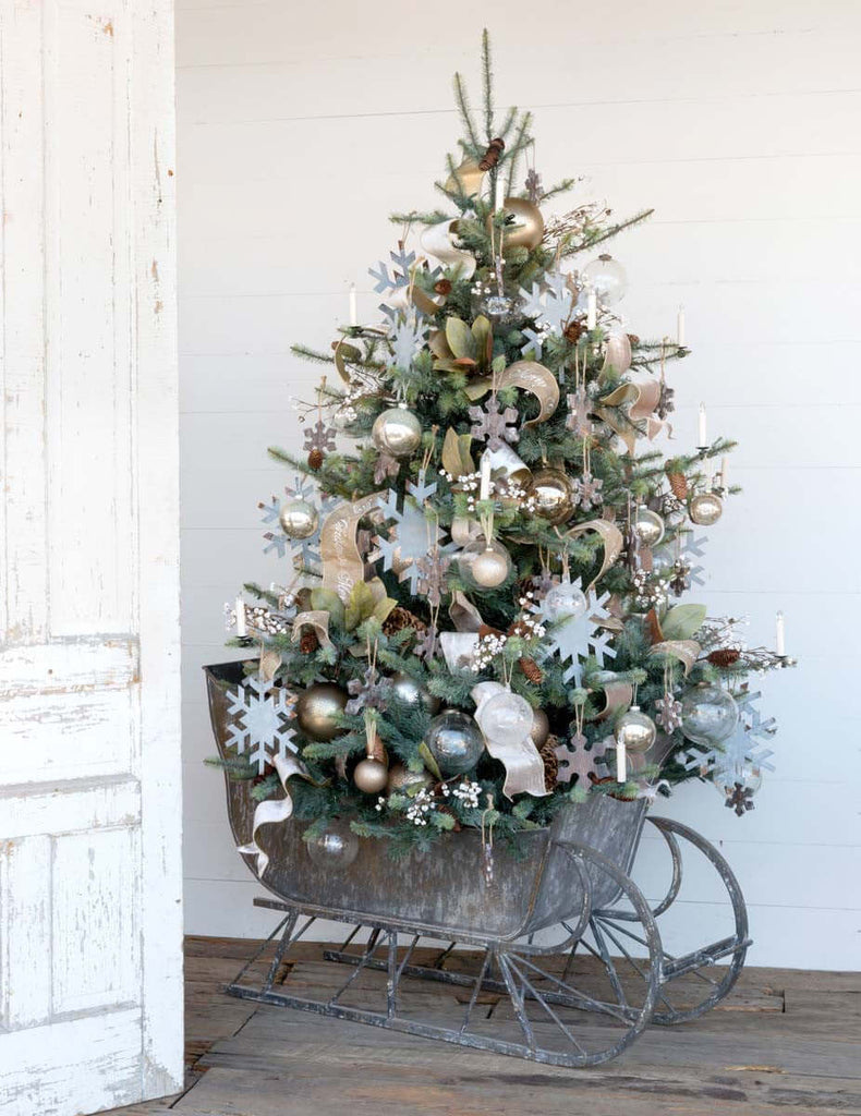 Old Fashioned Open Sleigh-Fiore Verde